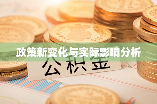 成功政策新变化与实际影响分析