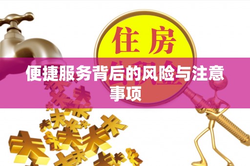 成功便捷服务背后的风险与注意事项
