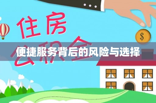 成功便捷服务背后的风险与选择